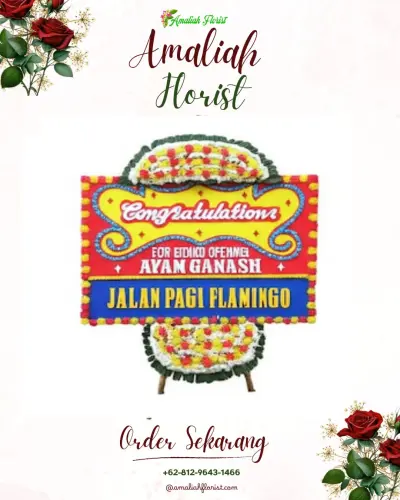 Bunga Papan Congratulation di Mare Kofo